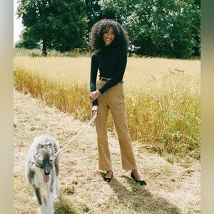 New With Tags DOEN Leah Suede pant Sz 4 (25)